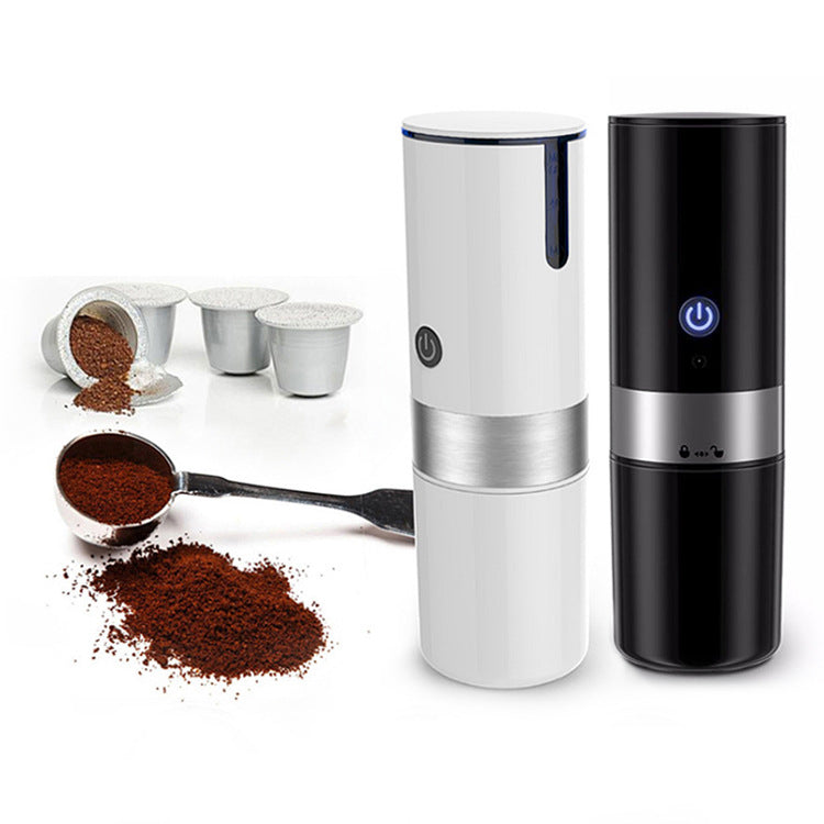 Portable Capsule Coffee Machine – USB & Battery-Powered Mini Espresso Maker for Travel, Office, Home – Works with K-Cups & Ground Coffee (200ml, 5 Cups)