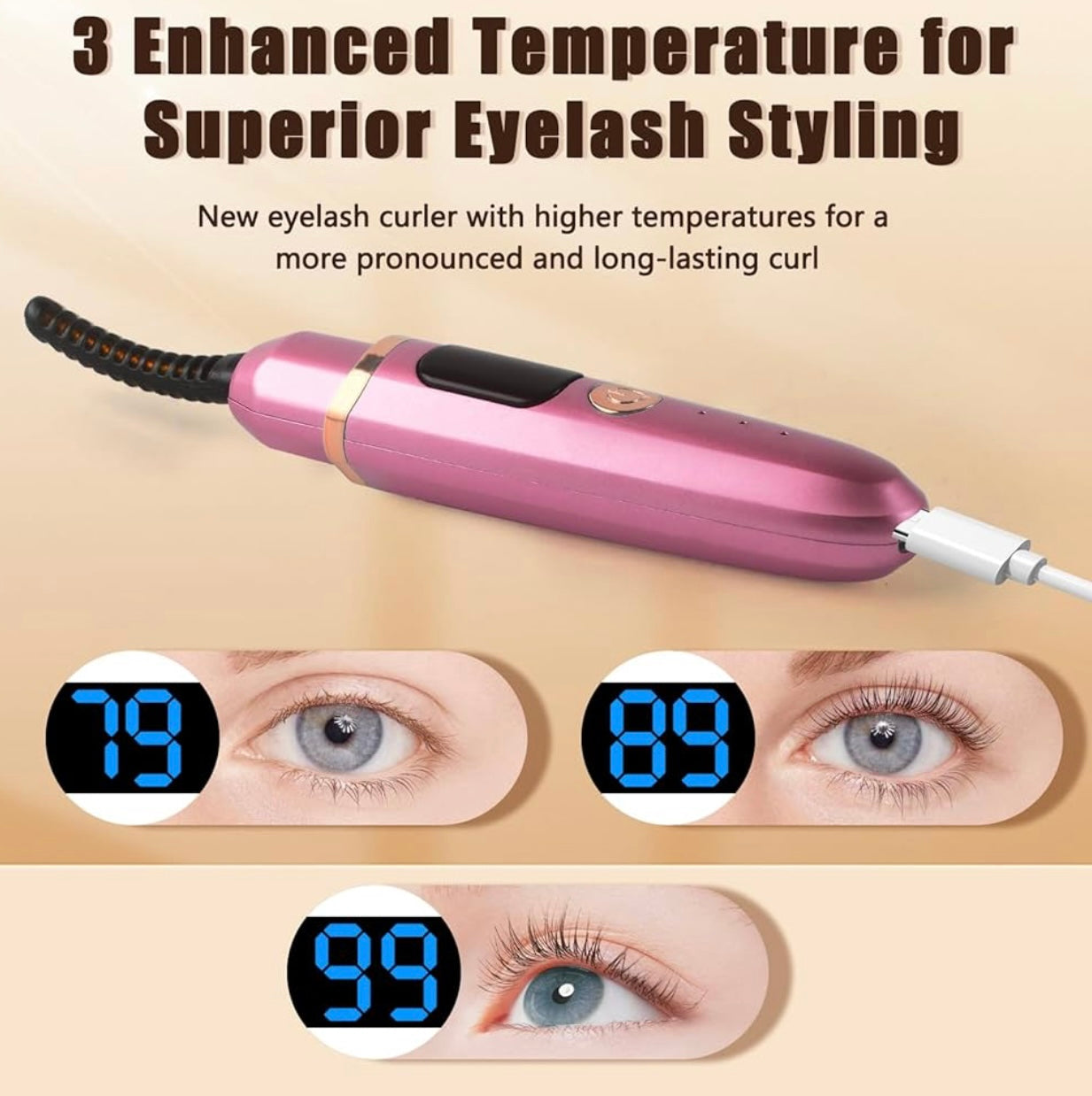 CurlPro™ Electric Eyelash Curler