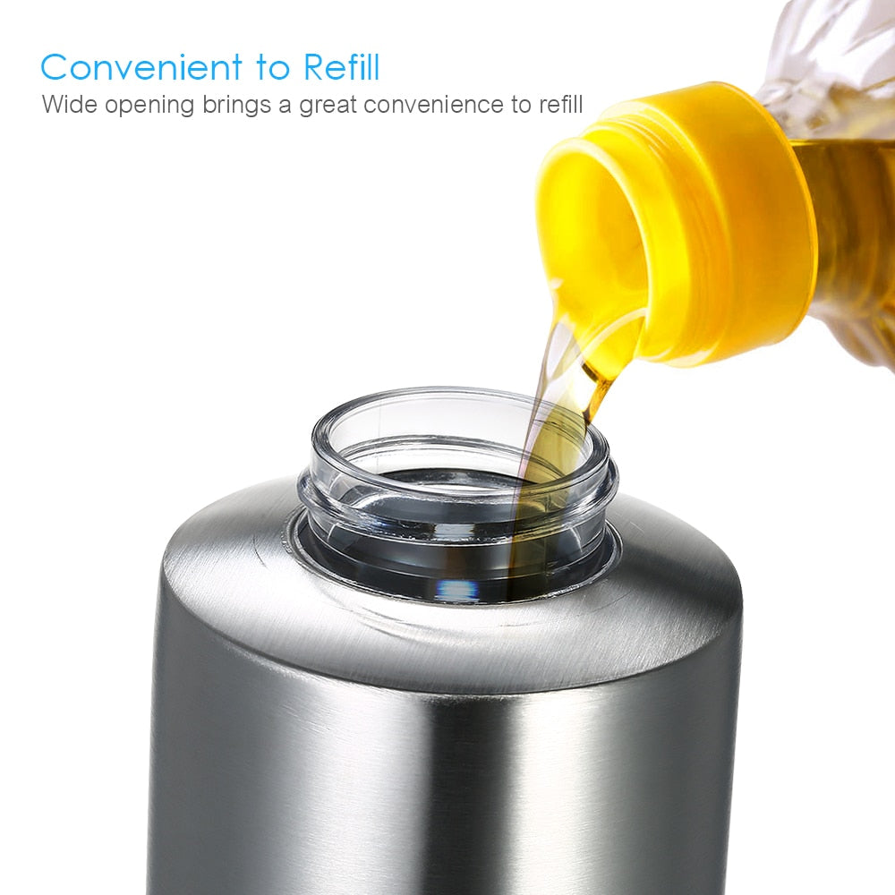 200ml/7oz Oil Dispenser Cruet Stainless Steel
