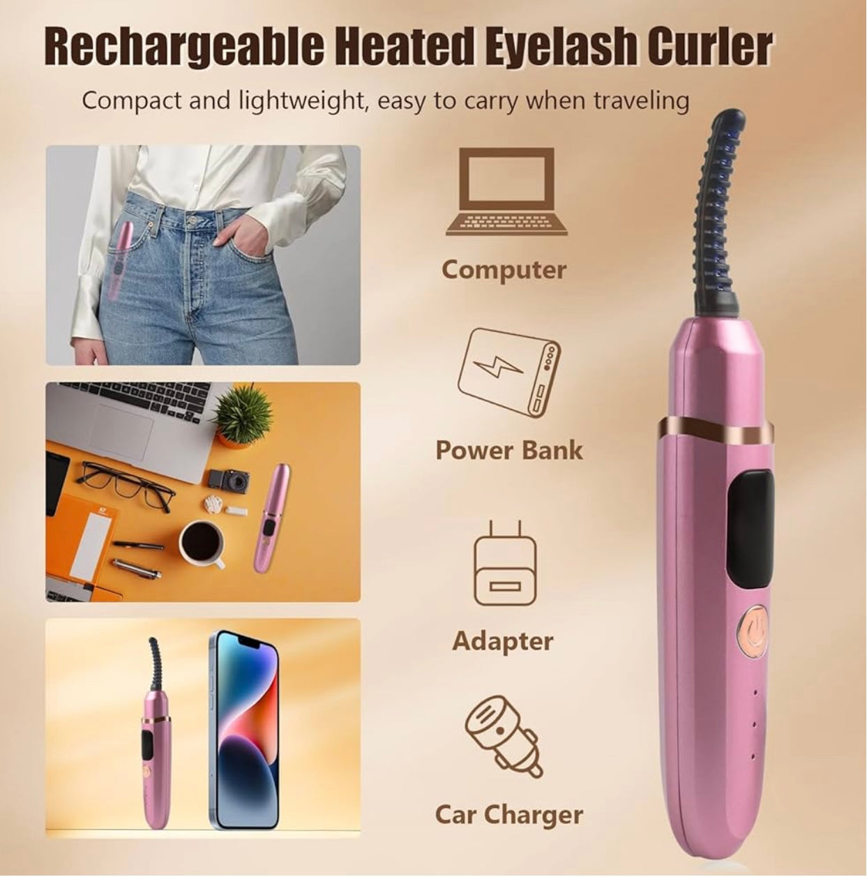 CurlPro™ Electric Eyelash Curler