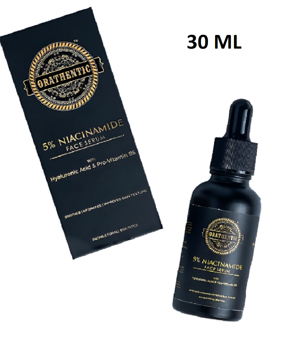 Orathentic 5% Niacinamide Face Serum For Hydrates, Repairs, and Evens